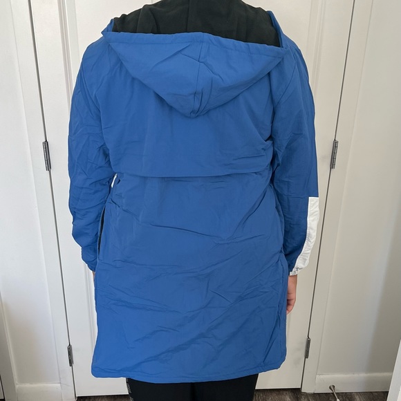 Adidas UNISEX  fleece lined parkas Size XS Color: Blue & White - Picture 8 of 9